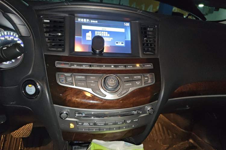 Used Infiniti QX60 2018 2.5 S/C Hybrid Two-Wheel-Drive Champion Family Edition Audio And AC Panel