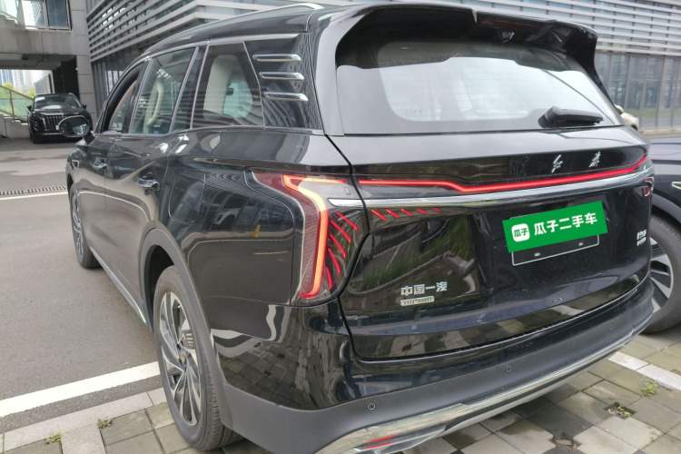 Used Hongqi HS7 PHEV 2024 2.0T PHEV Four-Wheel Drive Flagship Edition 6 Seats Rear Left 45 Deg