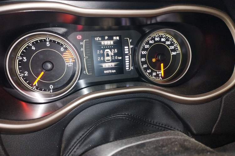 Used Jeep Cherokee 2016 2.4L Professional Edition Odometer Close Up