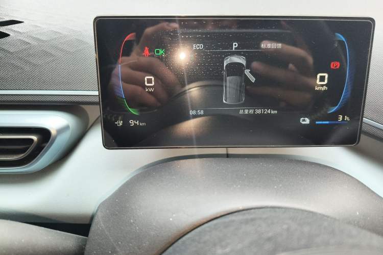 Used BYD Seagull 2023 Free Edition Odometer Close Up