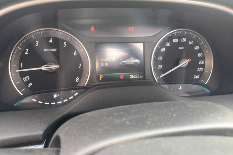 Used Buick GT 2021 Revised Version Flagship 1.5L Automatic Elite Edition Odometer Close Up