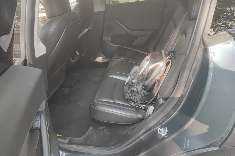 Used Tesla Model Y 2022 Long-Range All-Wheel-Drive Version Left Rear Seat