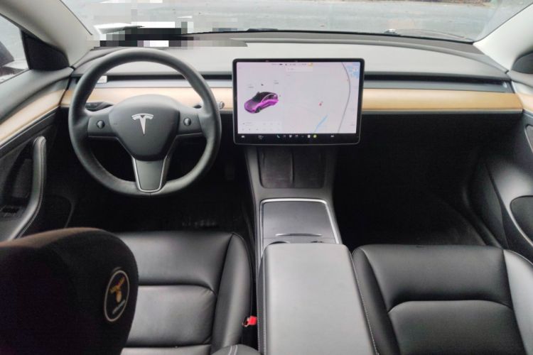 Used Tesla Model 3 2021 Revised Version Standard Range Rear-Wheel Drive Upgraded Edition 3D1 Center Console