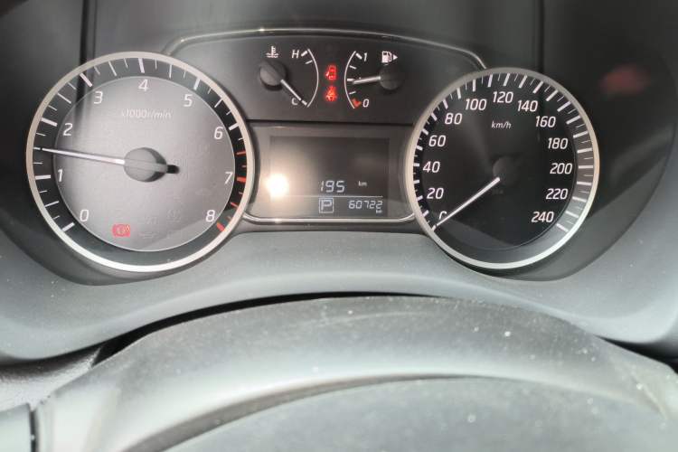 Used Nissan Sylphy 2019 Classic 1.6XE CVT Comfort Edition Odometer Close Up