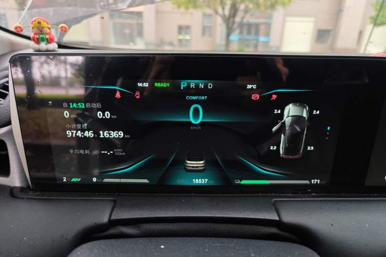 Used NETA U 2022 Zhi400 Pro Lithium Iron Phosphate Instrument Cluster