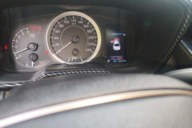 Used Toyota Levin 2022 185T CVT Luxury Edition Odometer Close Up