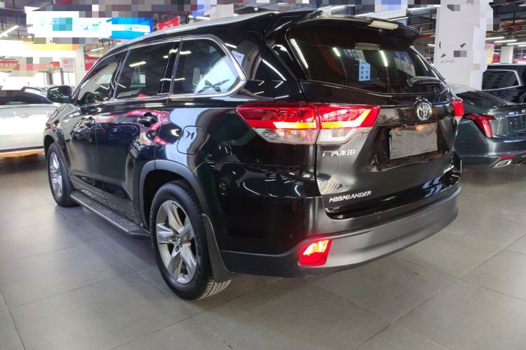 Used Toyota Highlander 2021 2.0T Four-Wheel Drive Luxury Edition 7 Seats Rear Left 45 Deg