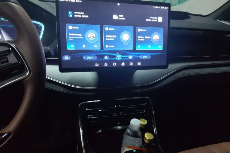 Used BYD Tang New Energy 2021 DM-i 112KM Prestige Model Audio And AC Panel