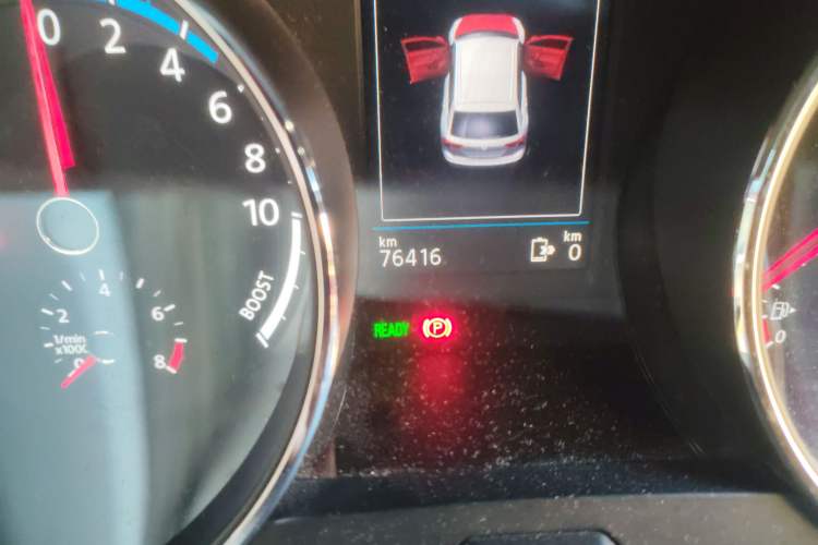 Used Volkswagen Tiguan L New Energy 2019 430 PHEV Hybrid Flagship Model Odometer Close Up