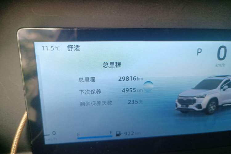 Used Geely Auto Haoyue L 2024 2.0T DCT Prestige Version Odometer Close Up