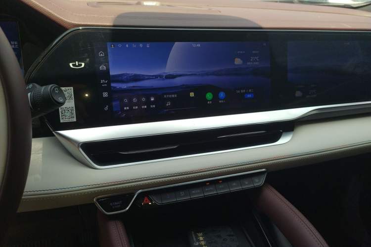 Used Geely Auto Monjaro L 2021 2.0TD DCT EVO Two-Wheel Drive Prestige Version Audio And AC Panel