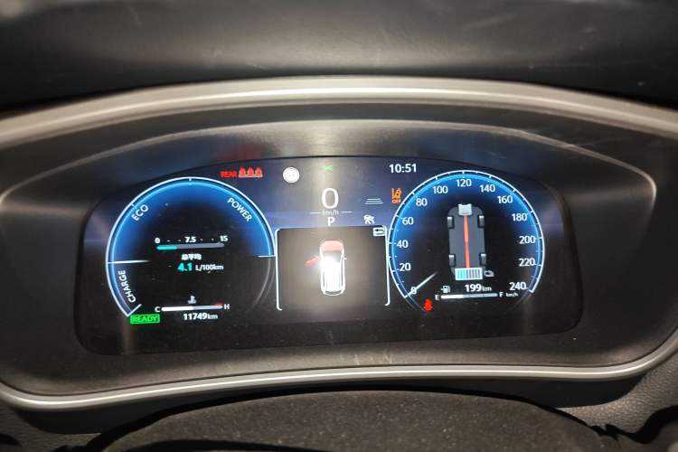 Used Toyota FRONTLANDER 2023 2.0L Smart Electric Hybrid Dual-Engine Deluxe Version Instrument Cluster