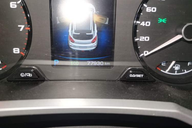 Used Geely Auto Emgrand GS 2019 1.4T CVT Edition Odometer Close Up