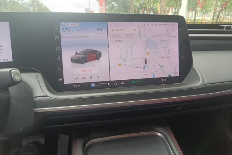 Used XPeng P7 2023 P7i 610 Max Performance Edition Audio And AC Panel