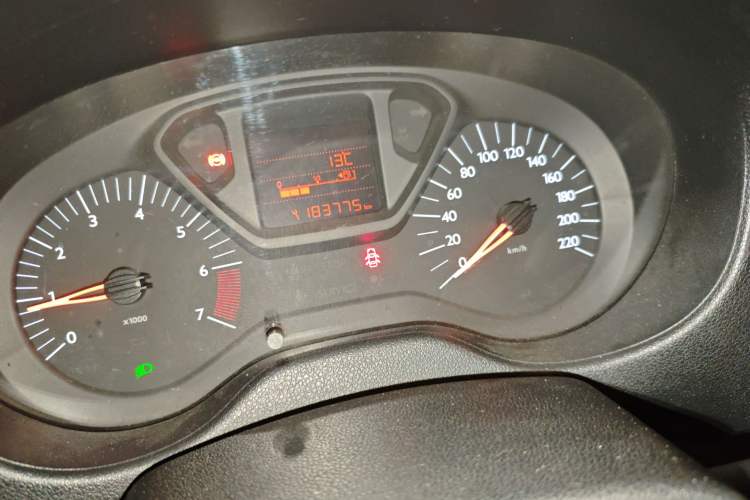 Used Citroen Elysee 2014 1.6L Manual Fashion Edition Odometer Close Up