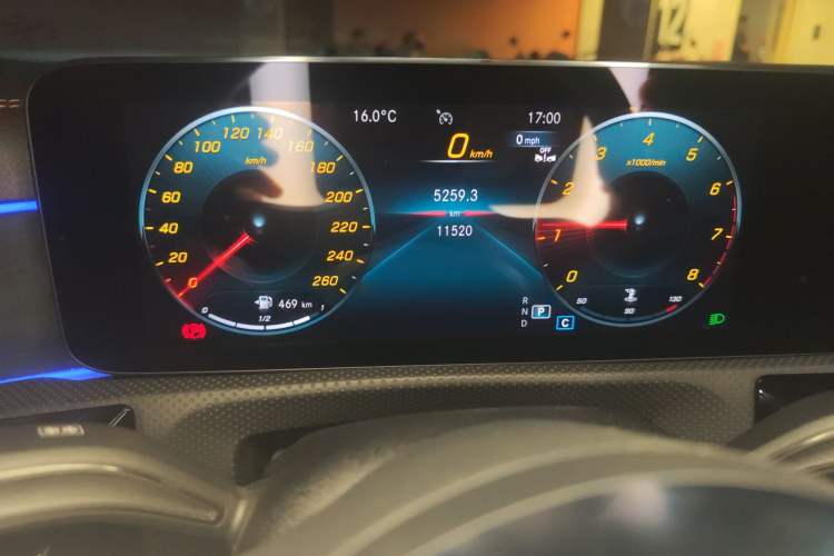 Used Mercedes-Benz CLA 2023 CLA 200 Shooting Brake Odometer Close Up