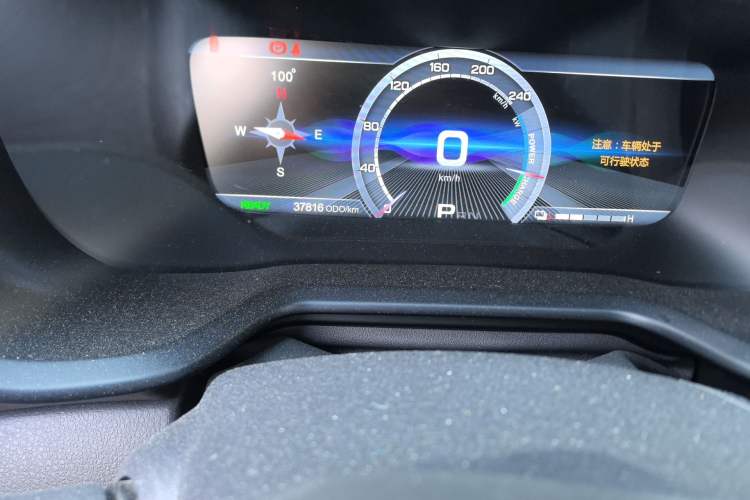 Used AION Trumpchi GE3 2018 530 Internet Enjoyment Version Odometer Close Up