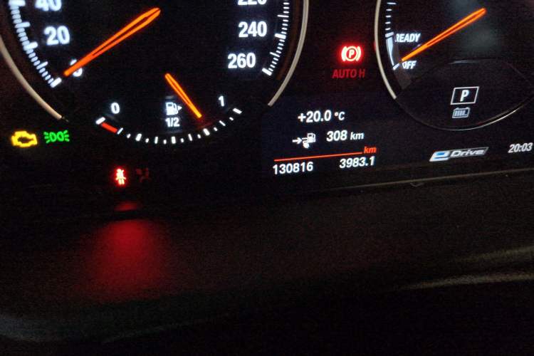 Used BMW X1 New Energy 2018 xDrive25Le Luxury Model Odometer Close Up