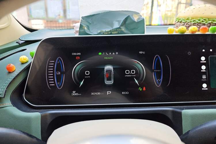 Used ORA Good Cat 2023 401 km Standard Range Luxury Version Lithium Iron Phosphate Instrument Cluster