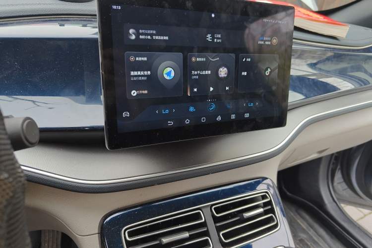 Used BYD Qin PLUS 2023 Champion Edition DM-i 55KM Superior Model Audio And AC Panel