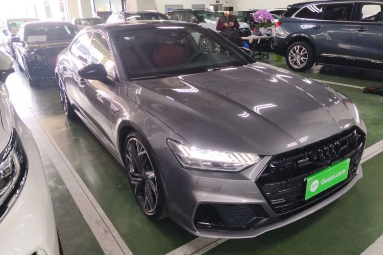 Used Audi A7L 2022 55 TFSI quattro S-line Zhiyuan Edition Obsidian Black Package