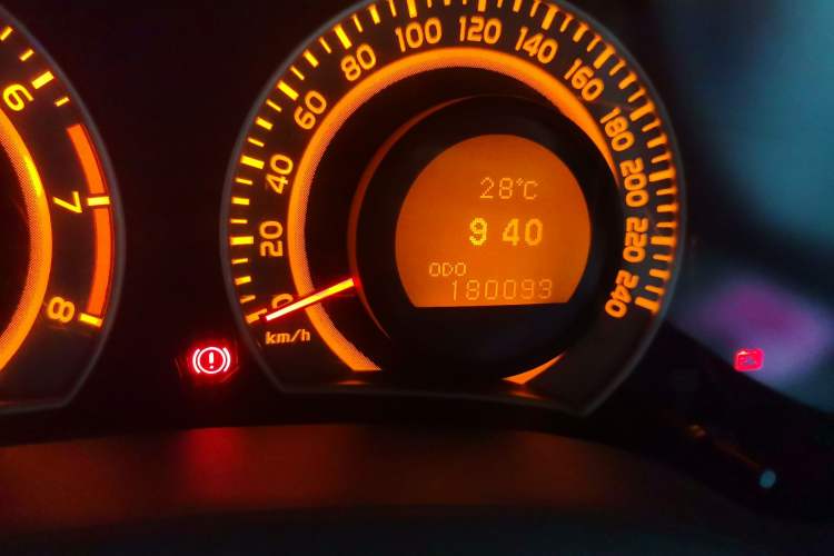 Used Toyota Corolla 2009 1.8L Automatic GLX-i Special Commemorative Edition Odometer Close Up