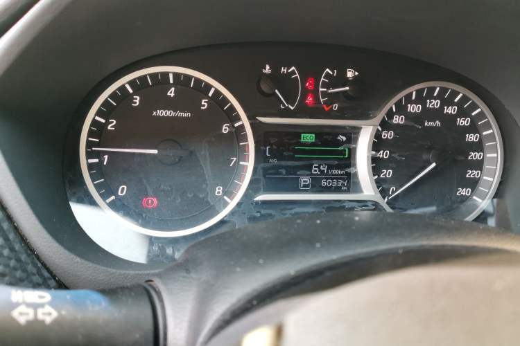 Used Nissan Lannia 2019 1.6L CVT Smart Connect Smart Cool Version China V Standard Odometer Close Up