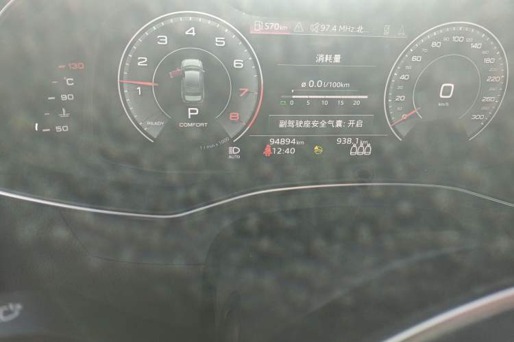 Used Audi A6L 2022 45 TFSI quattro Prestige Elegant Edition Odometer Close Up