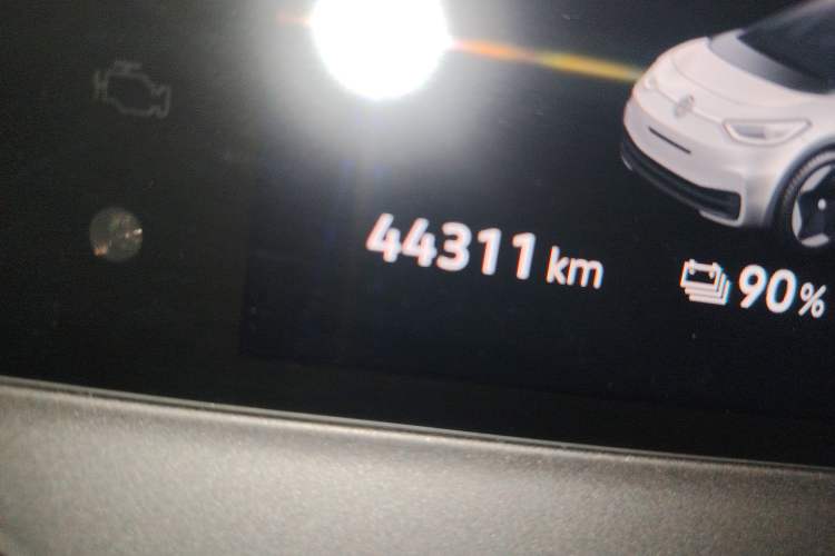 Used Volkswagen ID.3 2022 Pure Edition Odometer Close Up