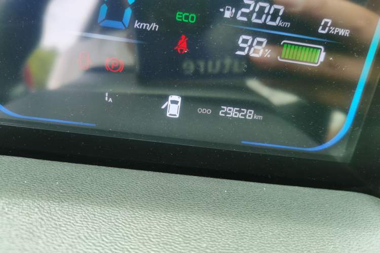 Used CHANGAN NEVO Lumin 2023 205km Xiangqin Version Odometer Close Up