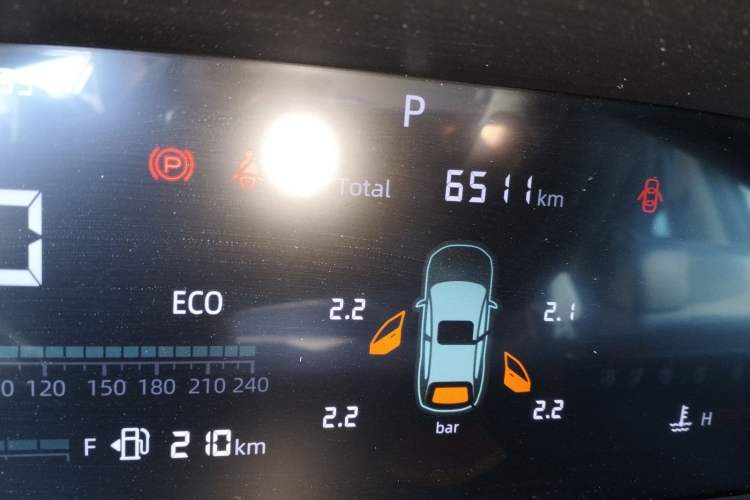 Used CHANGAN CS55PLUS 2024 3rd Generation 1.5T DCT Excellence Model Odometer Close Up