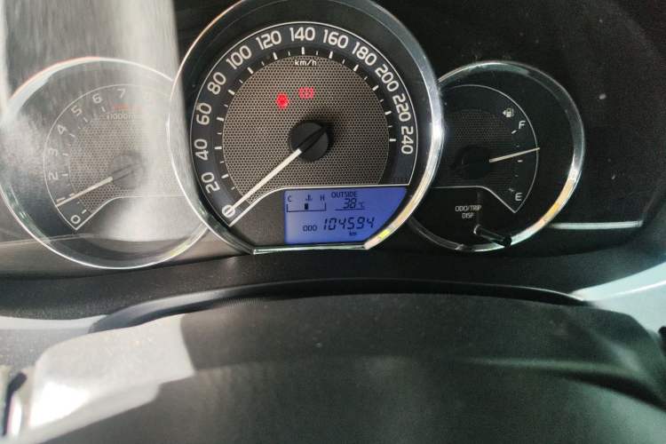 Used Toyota Levin 2014 1.6G Manual Elite Edition Odometer Close Up