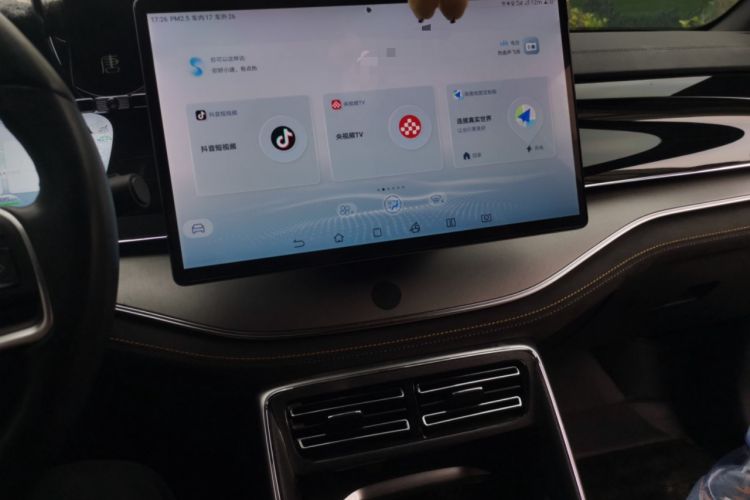 Used BYD Tang New Energy 2022 DM-p 215KM Four-Wheel Drive Flagship Model Audio And AC Panel