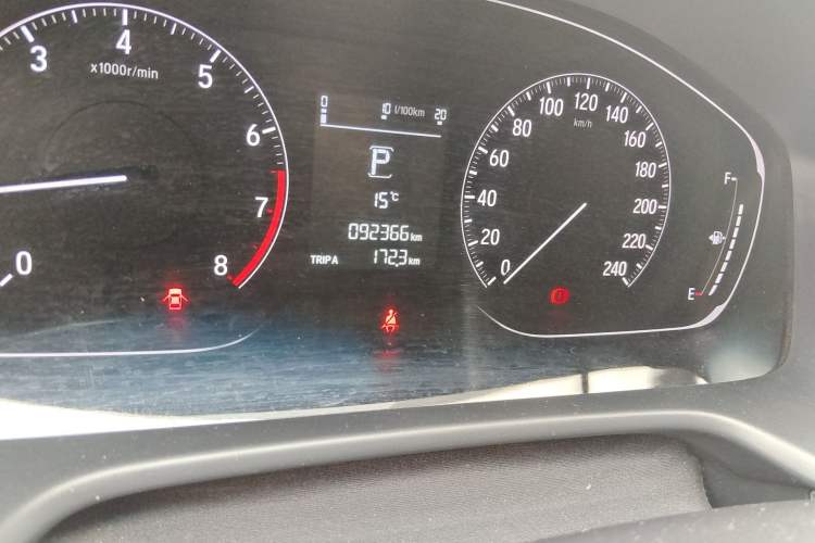 Used Honda Accord 2018 260TURBO Elite Edition China V Odometer Close Up