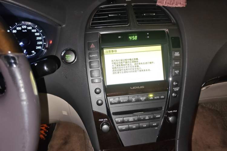 Used Lexus ES 2010 240 Luxury Edition Audio And AC Panel