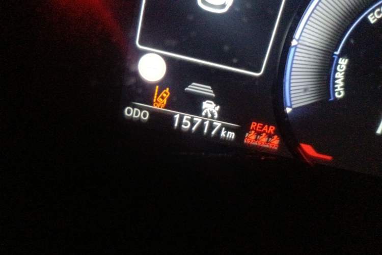 Used Lexus RX 2023 350h Four-Wheel Drive Enjoyment Version Odometer Close Up