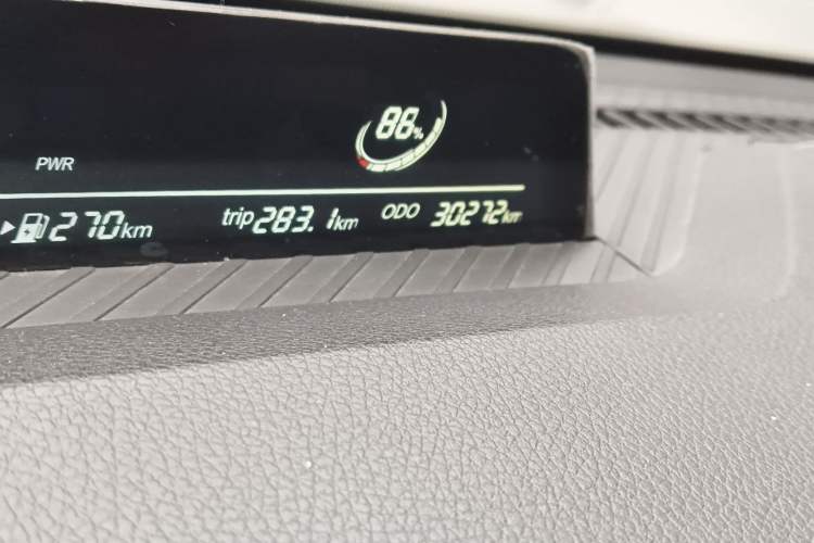 Used NETA V 2021 Standard Range Entertainment Version – Upgraded Model Odometer Close Up