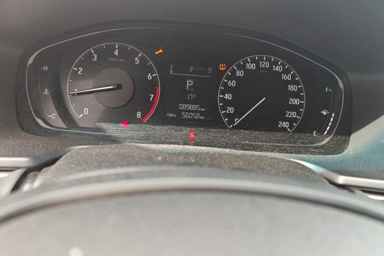 Used Honda Accord 2018 260TURBO Elite Edition China V Odometer Close Up