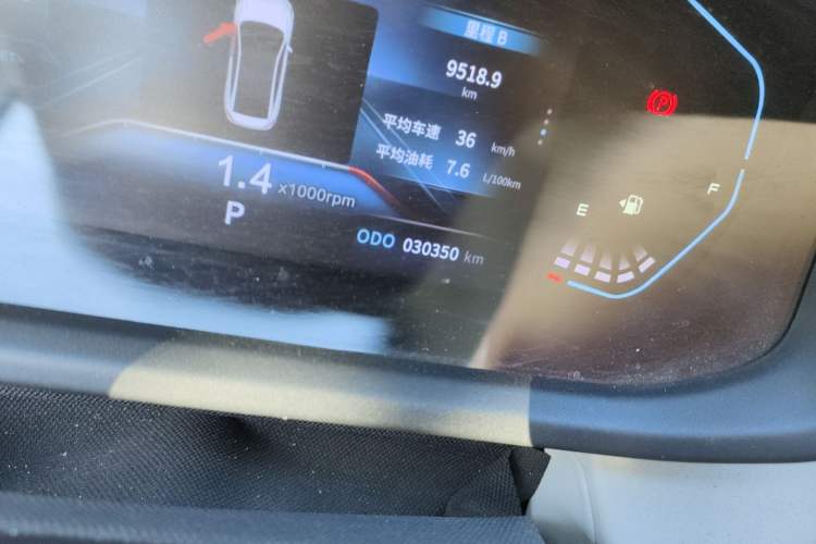 Used Dongfeng Aeolus Yixuan 2023 Mach Edition 1.5L Automatic Chasing Wind Version Odometer Close Up