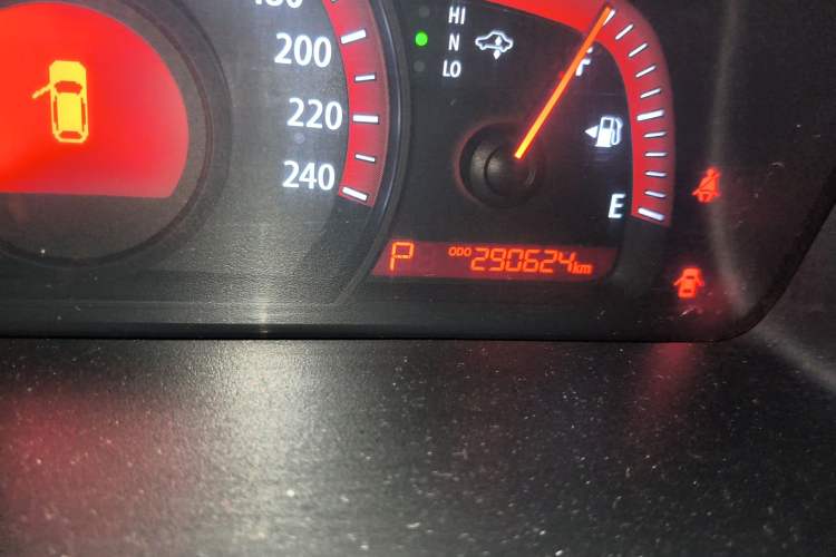 Used Kia Borrego 2008 3.8L Luxury Edition China IV Odometer Close Up