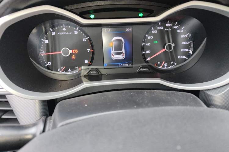 Used Geely Auto Emgrand GS 2018 Lingchao Edition 1.4T Automatic ZhenShang Smart Connectivity Model Odometer Close Up