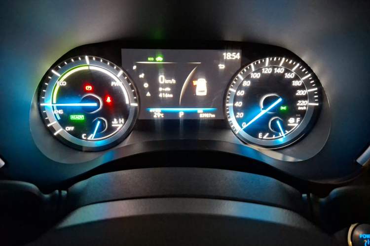 Used Toyota Highlander 2022 Dual-Engine 2.5L Two-Wheel Drive Elite Edition 7-Seater Instrument Cluster