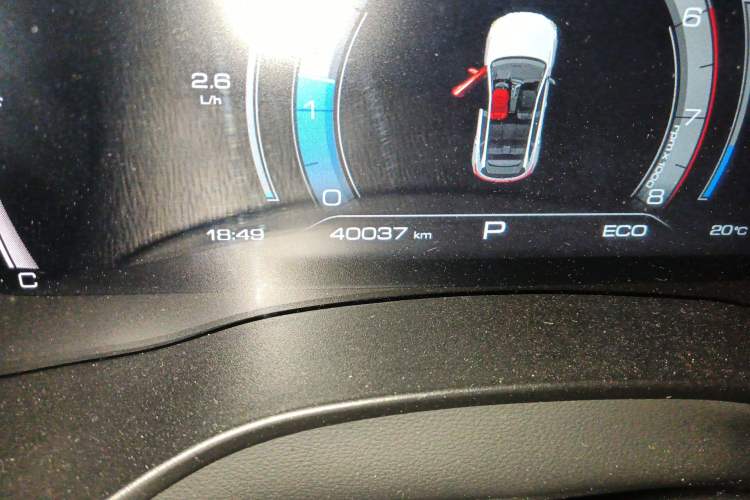 Used Haval LHERY 2021 High-Performance Version 1.5T Golden Rabbit Odometer Close Up