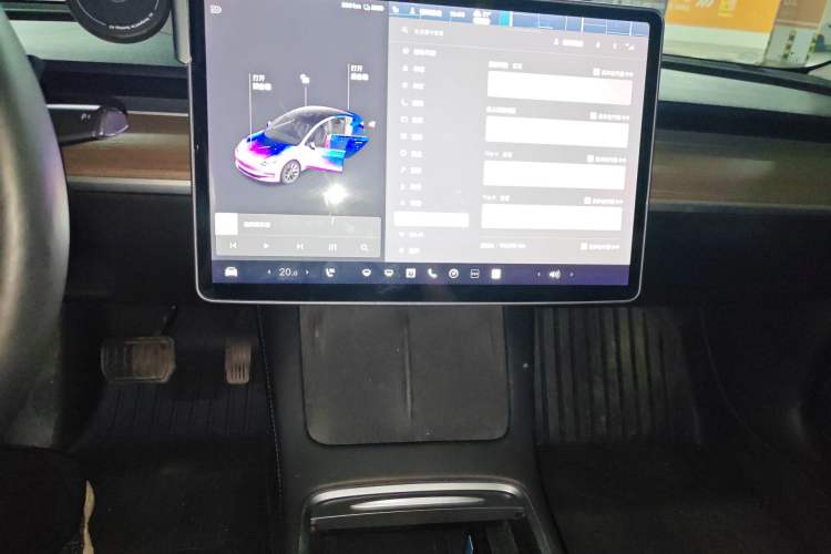 Used Tesla Model 3 2021 Standard Range Rear-Drive Upgraded Version Audio And AC Panel