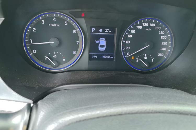 Used Hyundai Mistra 2017 1.6T Automatic Smart GLS China V Standard Odometer Close Up