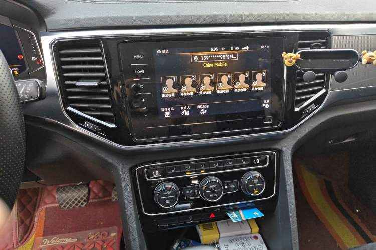 Used Volkswagen Teramont 2019 530 V6 Four-Wheel Drive Luxury Edition China VI Standard Audio And AC Panel