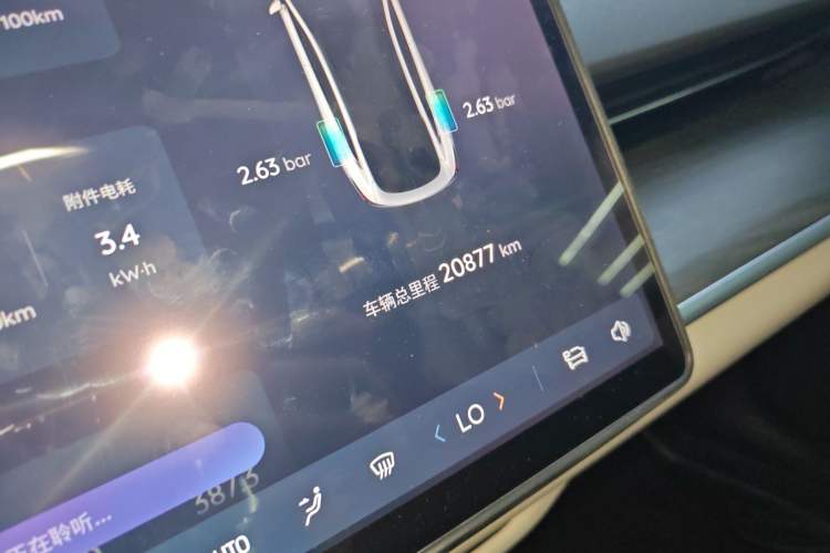 Used CHANGAN NEVO A07 2025 All-Electric "True Fragrance" Edition 710-Mile Long-Range Version Instrument Cluster