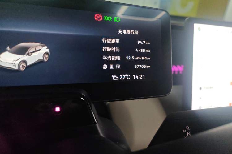 Used Zeekr X 2023 Rear-Drive YOU Edition 4 Seats Odometer Close Up