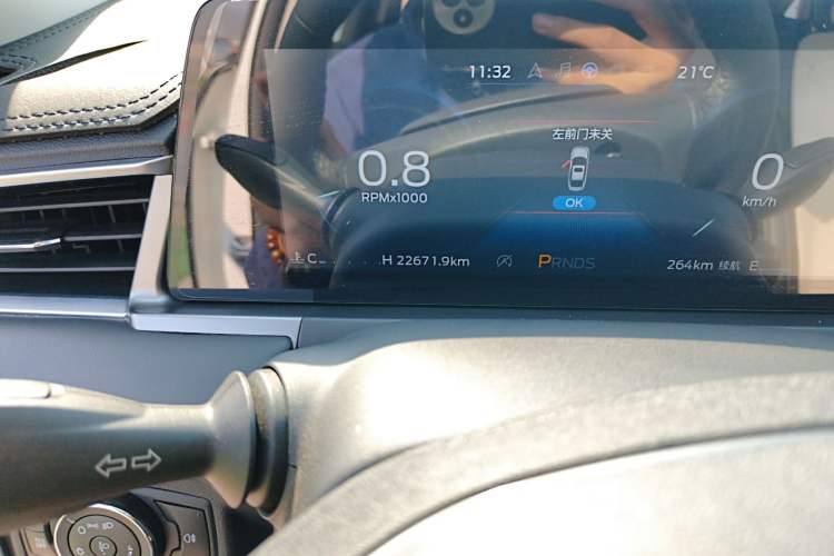 Used Ford Escort 2021 1.5L Automatic Diamond Edition Odometer Close Up