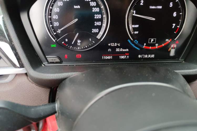 Used BMW X1 2021 sDrive20Li Premium Edition Odometer Close Up